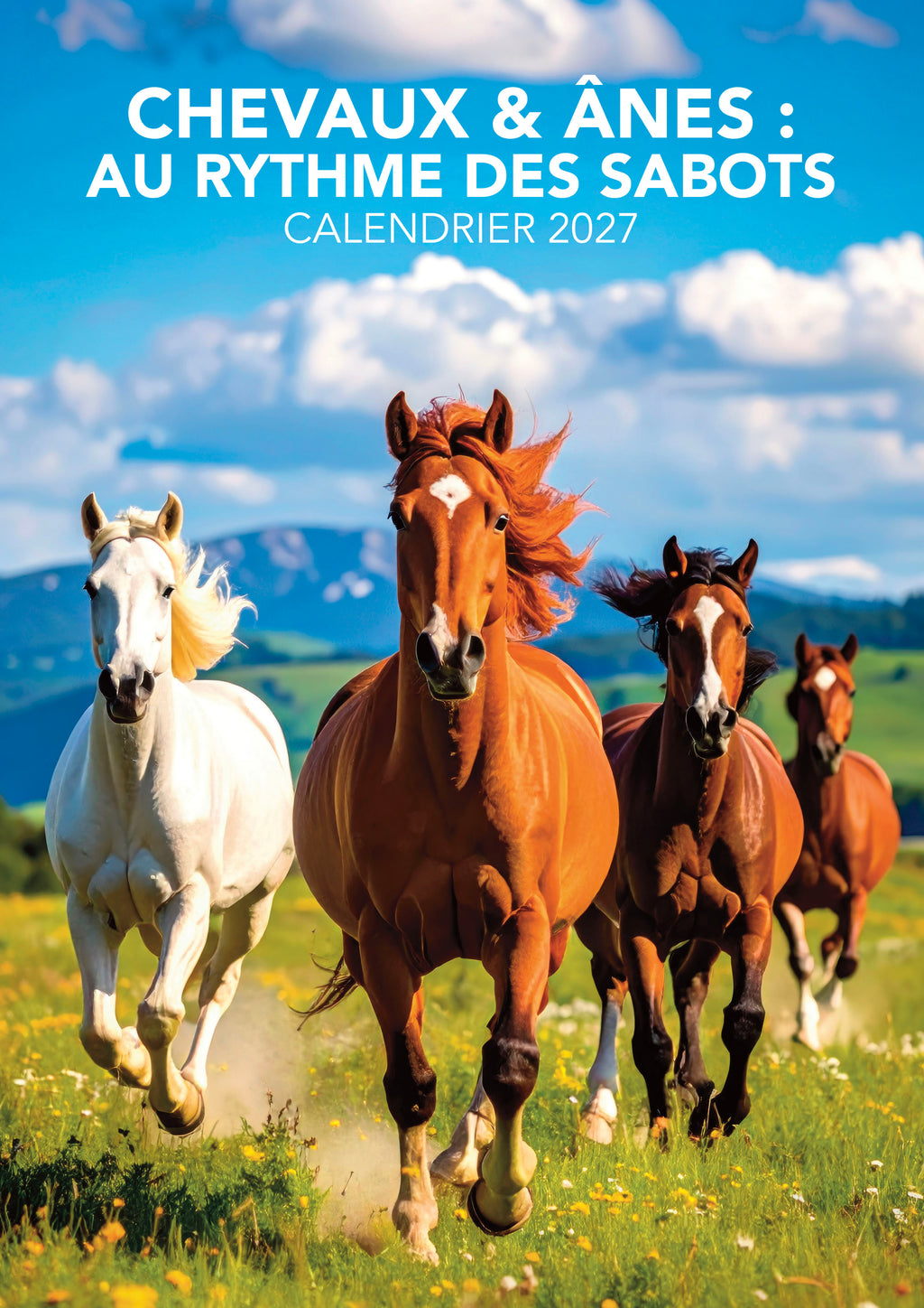 Calendrier 2027 – Les Chevaux | Élégance & Puissance | César Editions