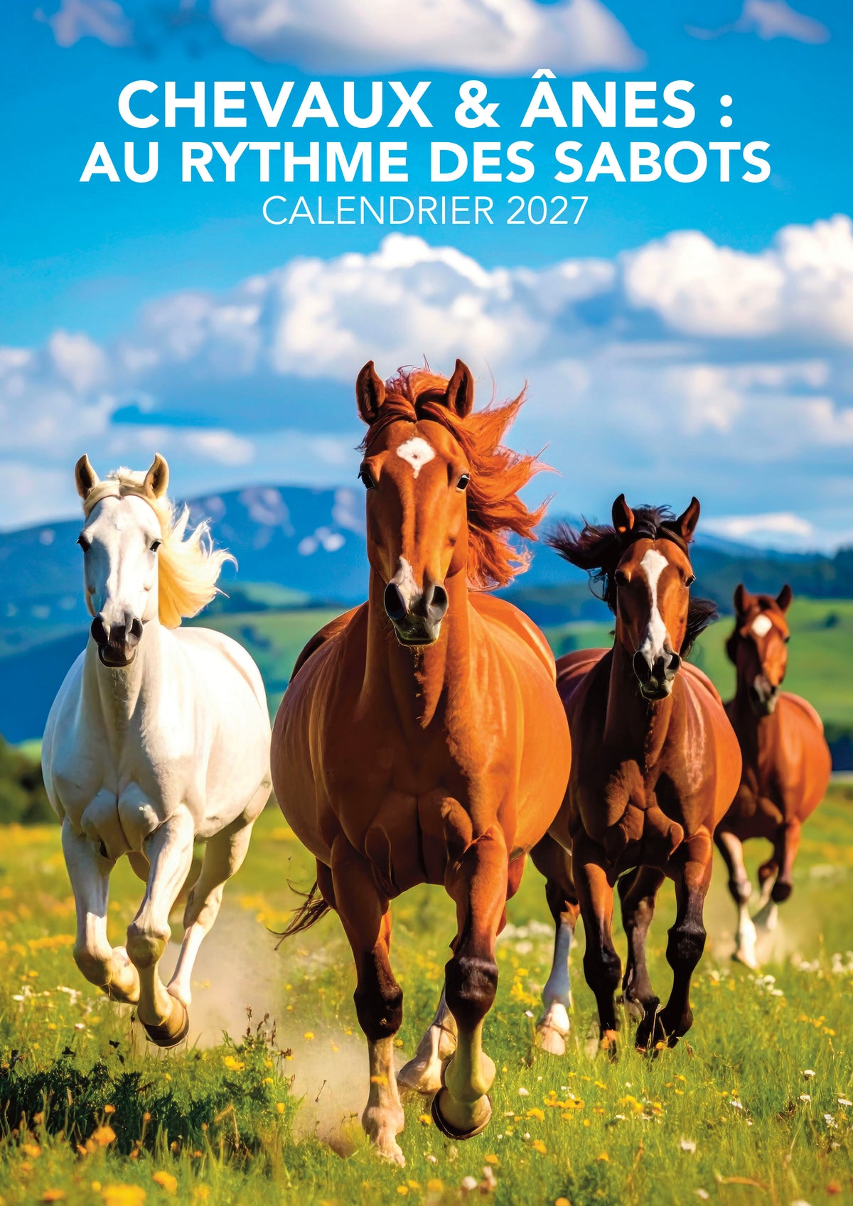Calendrier 2027 – Les Chevaux | Élégance & Puissance | César Editions