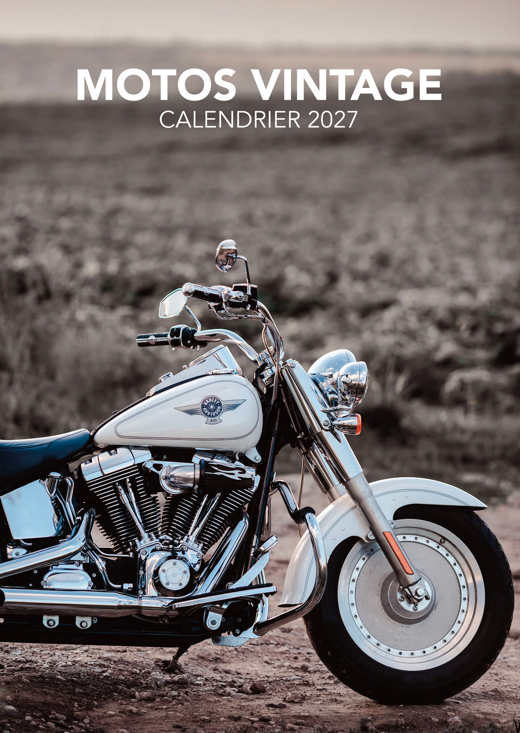 Découvrez le Calendrier 2027 Motos Vintage : 24illustrations de motos iconiques, café racers, choppers et roadsters. Le cadeau idéal pour les passionnés de deux-roues.