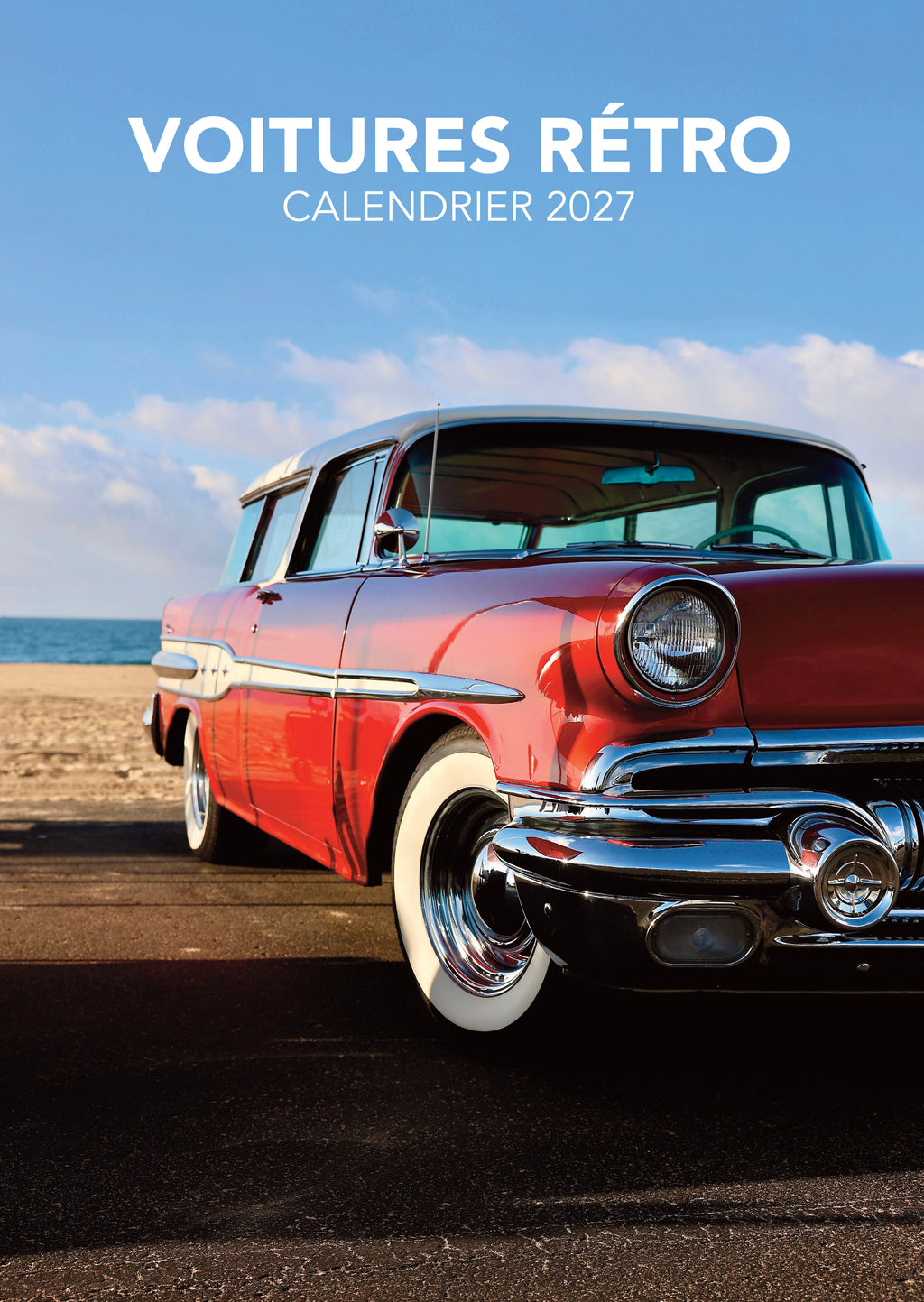 Découvrez le Calendrier 2027 Voitures Rétro : 24 modèles emblématiques aux lignes élégantes et chromes étincelants. Pour les amateurs de belles mécaniques et de design vintage.