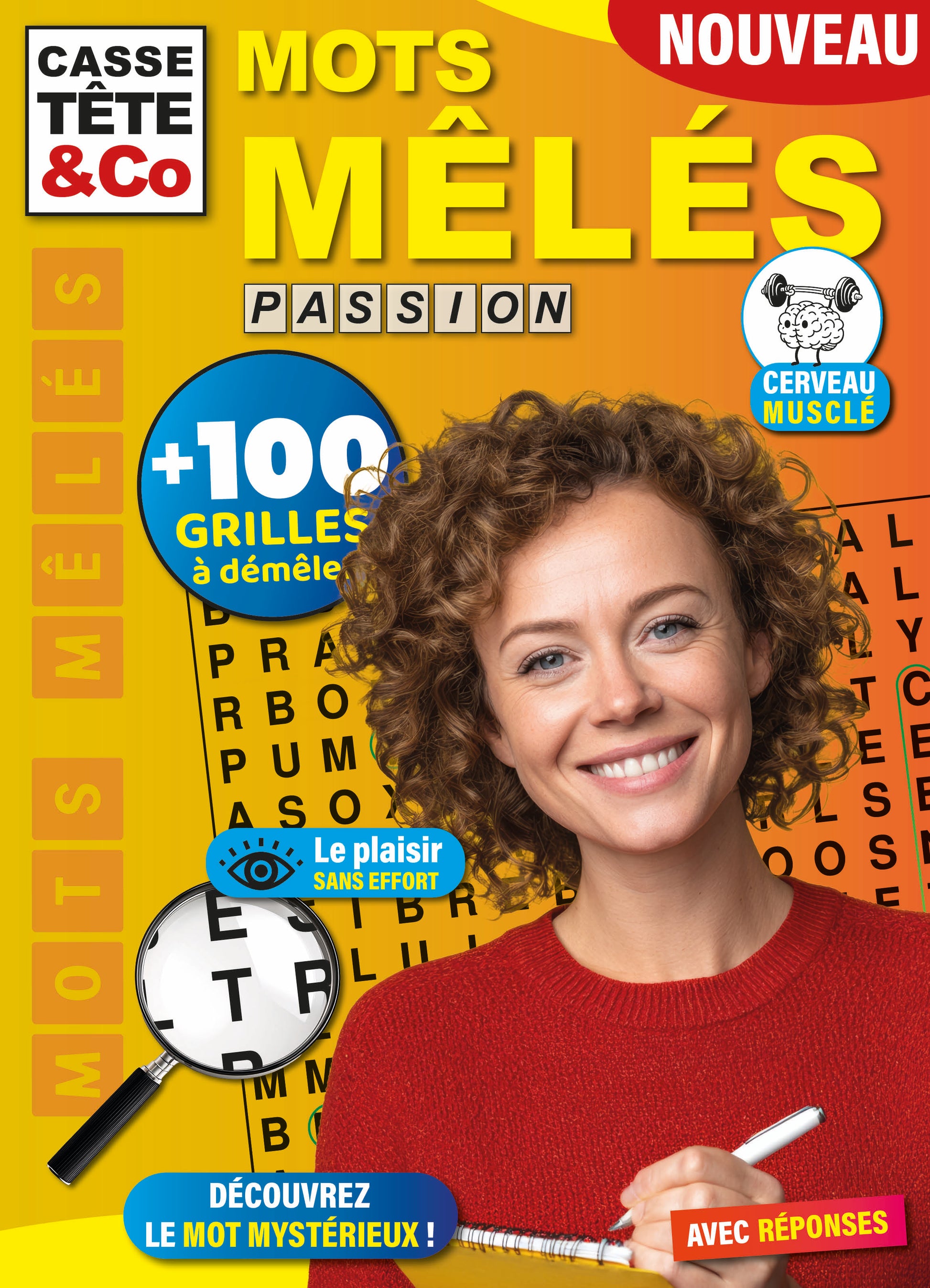 Casse-Tête & Co Mots Mêlés N°4 : grilles variées pour muscler vos neurones et vous détendre. Accessible à tous, à emporter partout. 