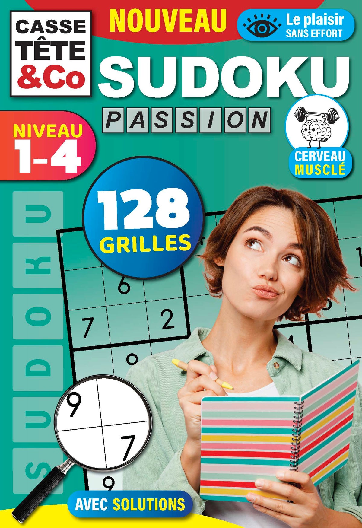 Magazine Sudoku pour tous les niveaux : grilles faciles à extrêmes. Entraînez votre esprit et savourez chaque défi logique à tout moment.