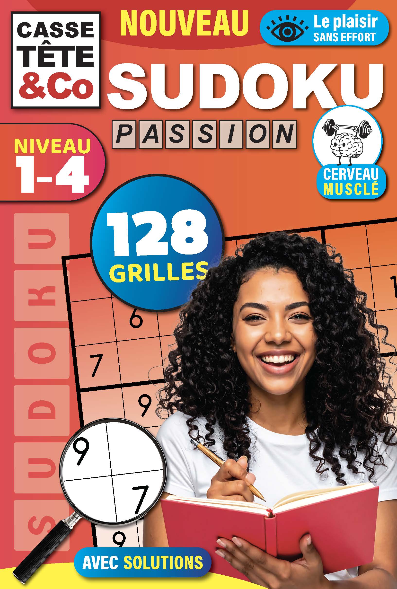 Casse-Tête & Co Sudoku N°4 : grilles pour tous les niveaux, de l’initiation au challenge extrême. Entraînez votre logique à tout moment. 