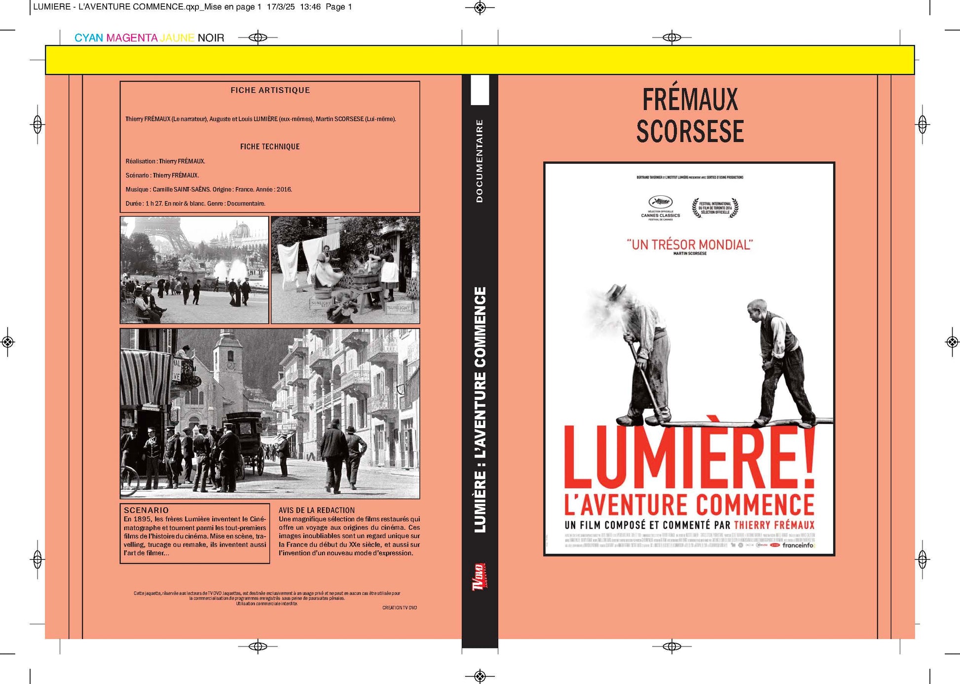 Lumière ! l'aventure commence