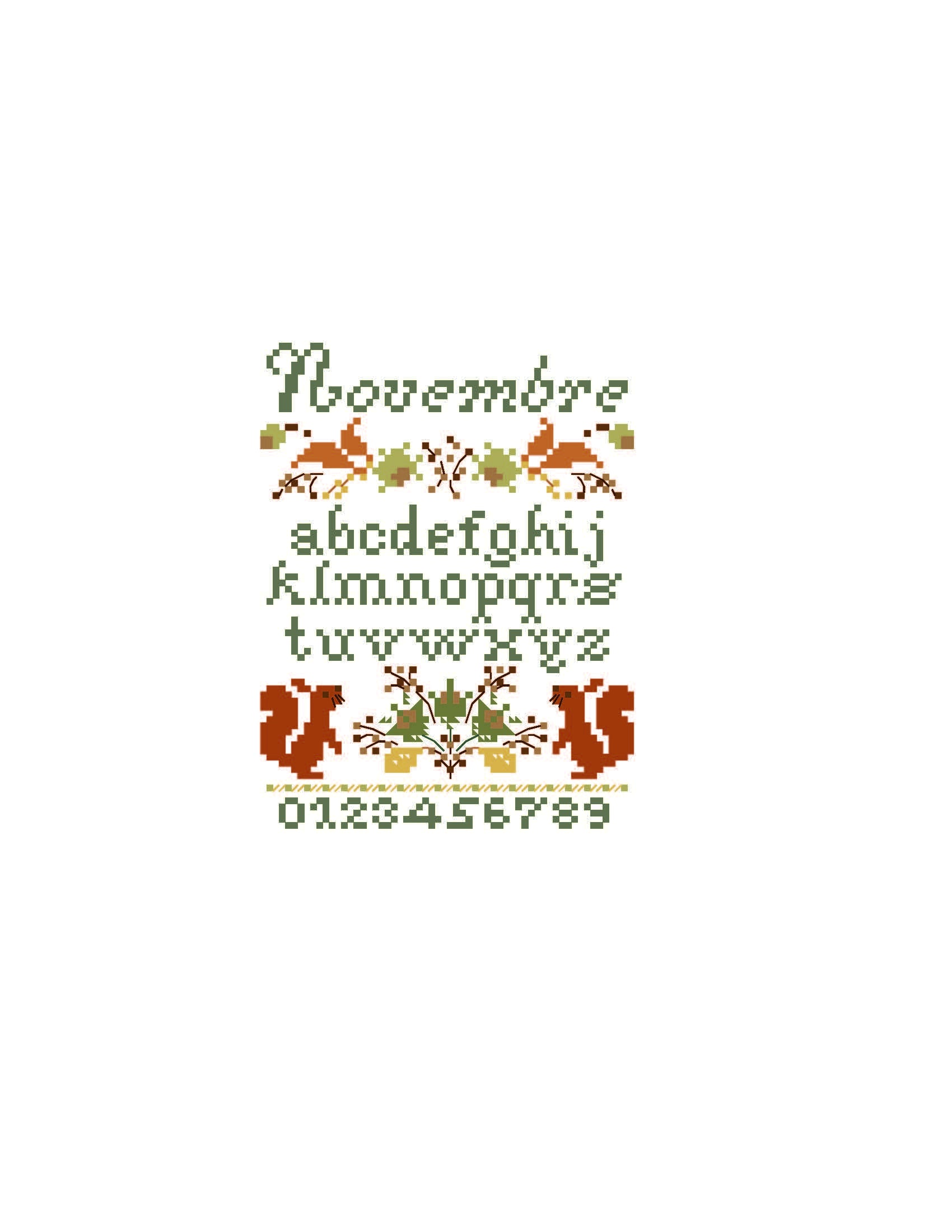 3 grilles : Samplers d’Automne