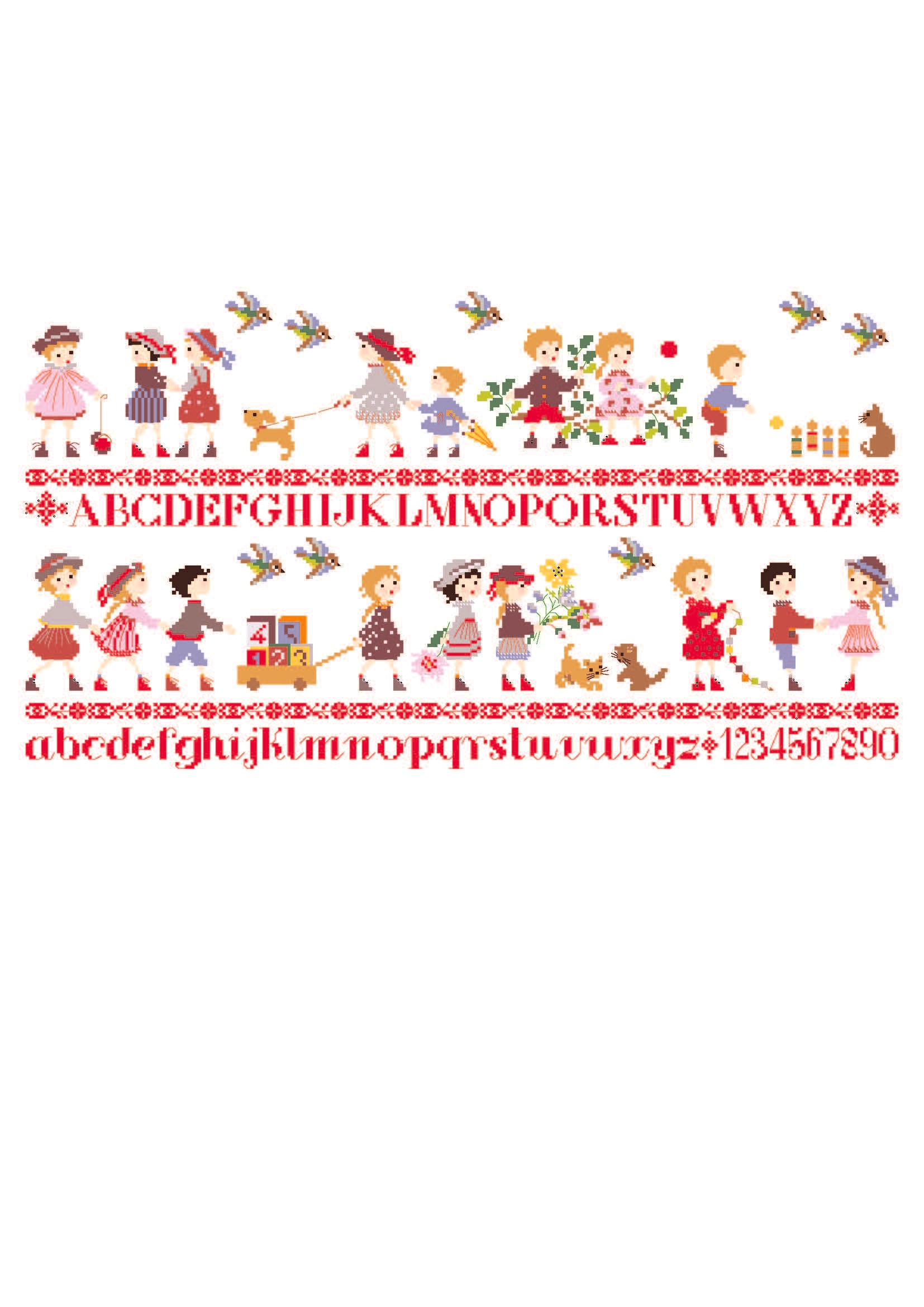 Ribambelle enfants ABC