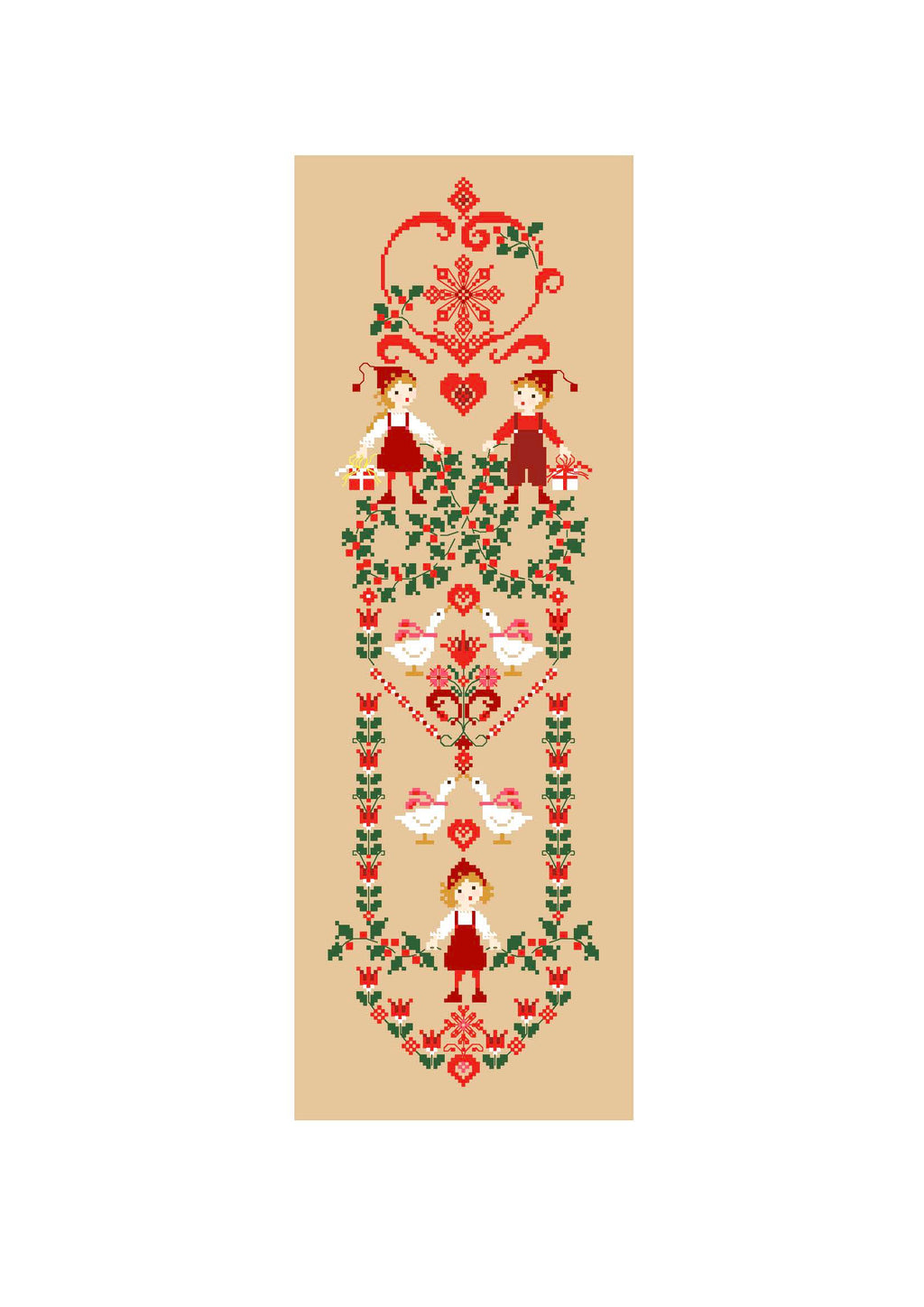 Bande de noël lutins