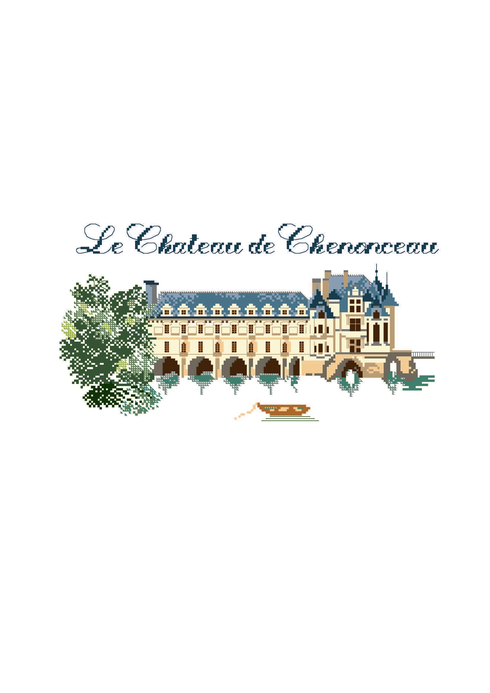 Le Château de Chenonceau en couleurs