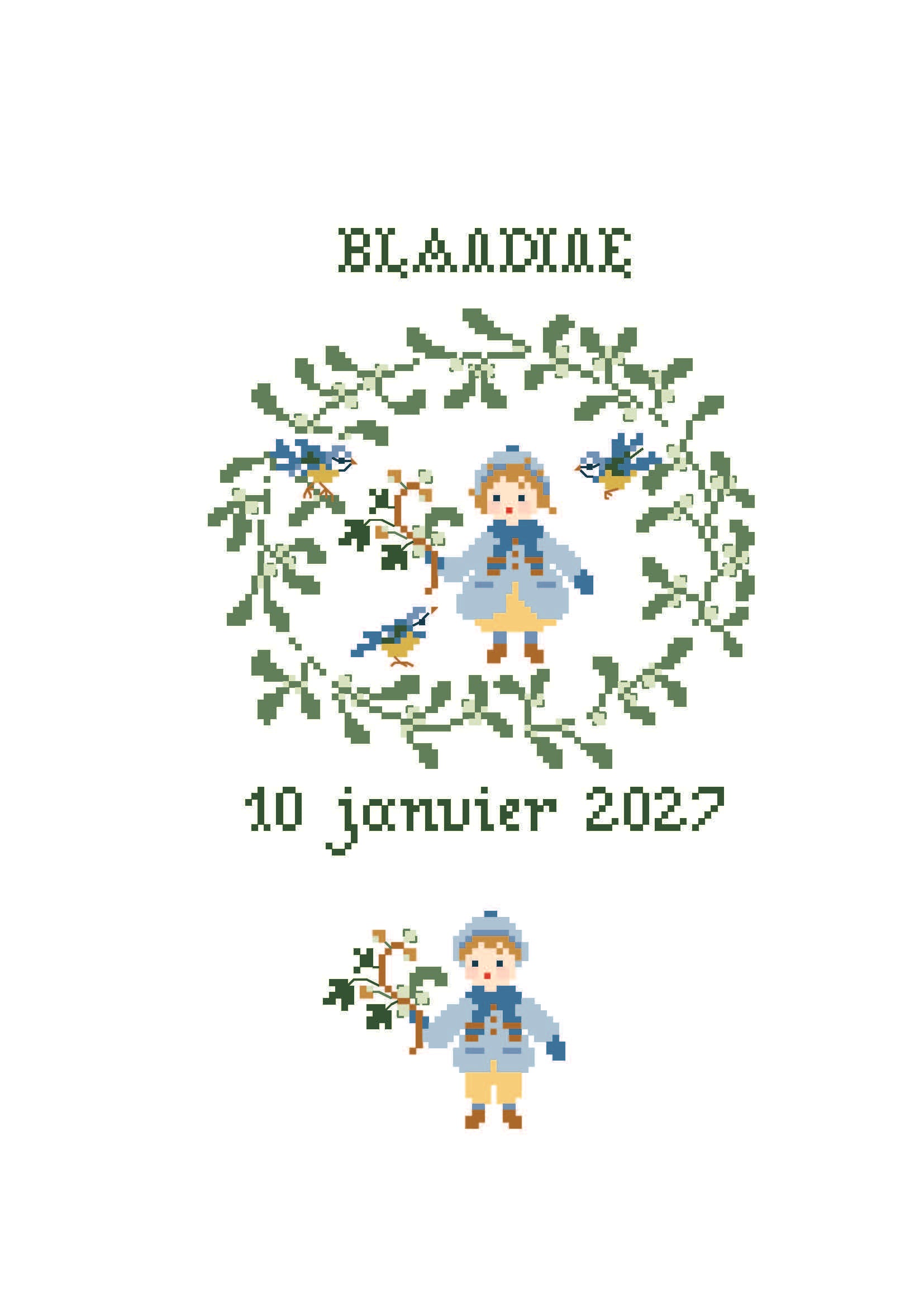 Naissance Janvier + abécédaire