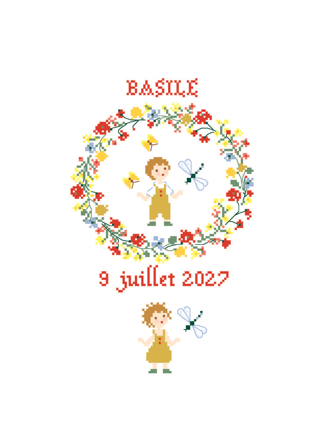 Naissance Juillet + abécédaire