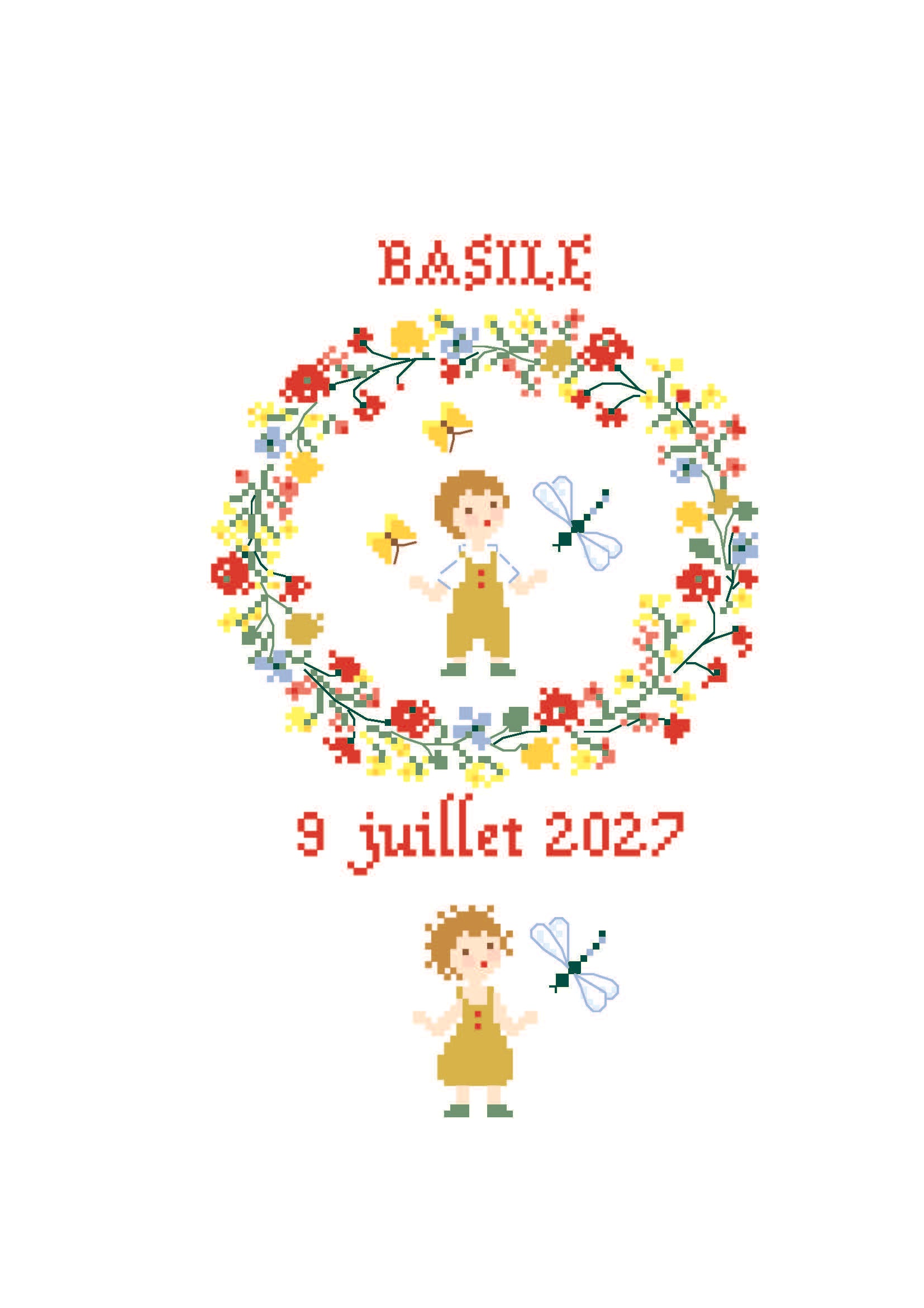 Naissance Juillet + abécédaire
