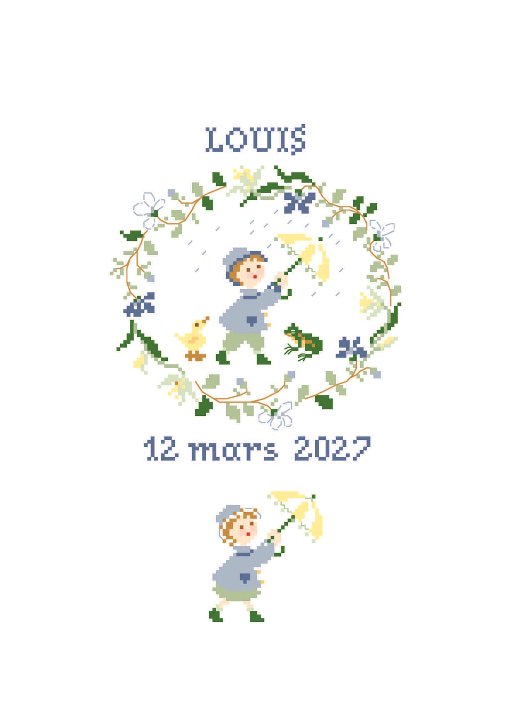 Naissance Mars + abécédaire