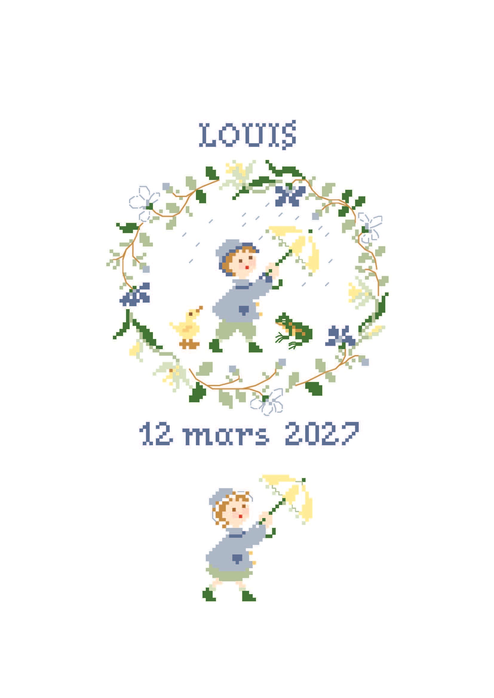 Naissance Mars + abécédaire