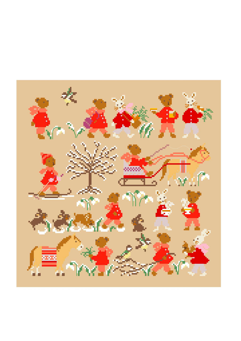 Oursons en hiver