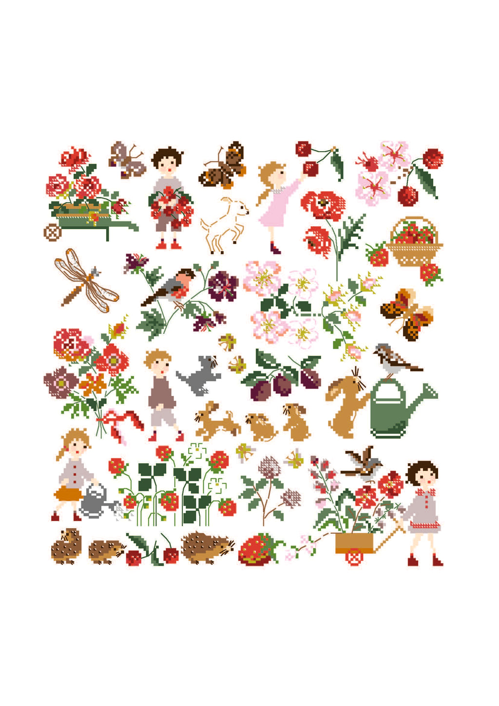 Cerises et fraises