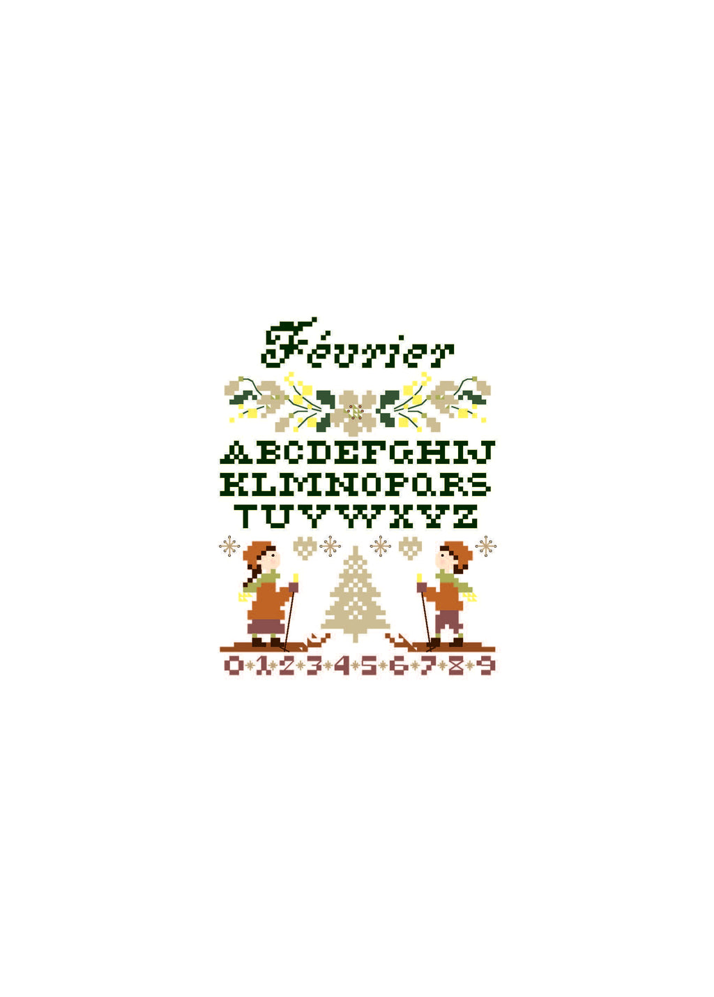 3 grilles : Samplers d’hiver