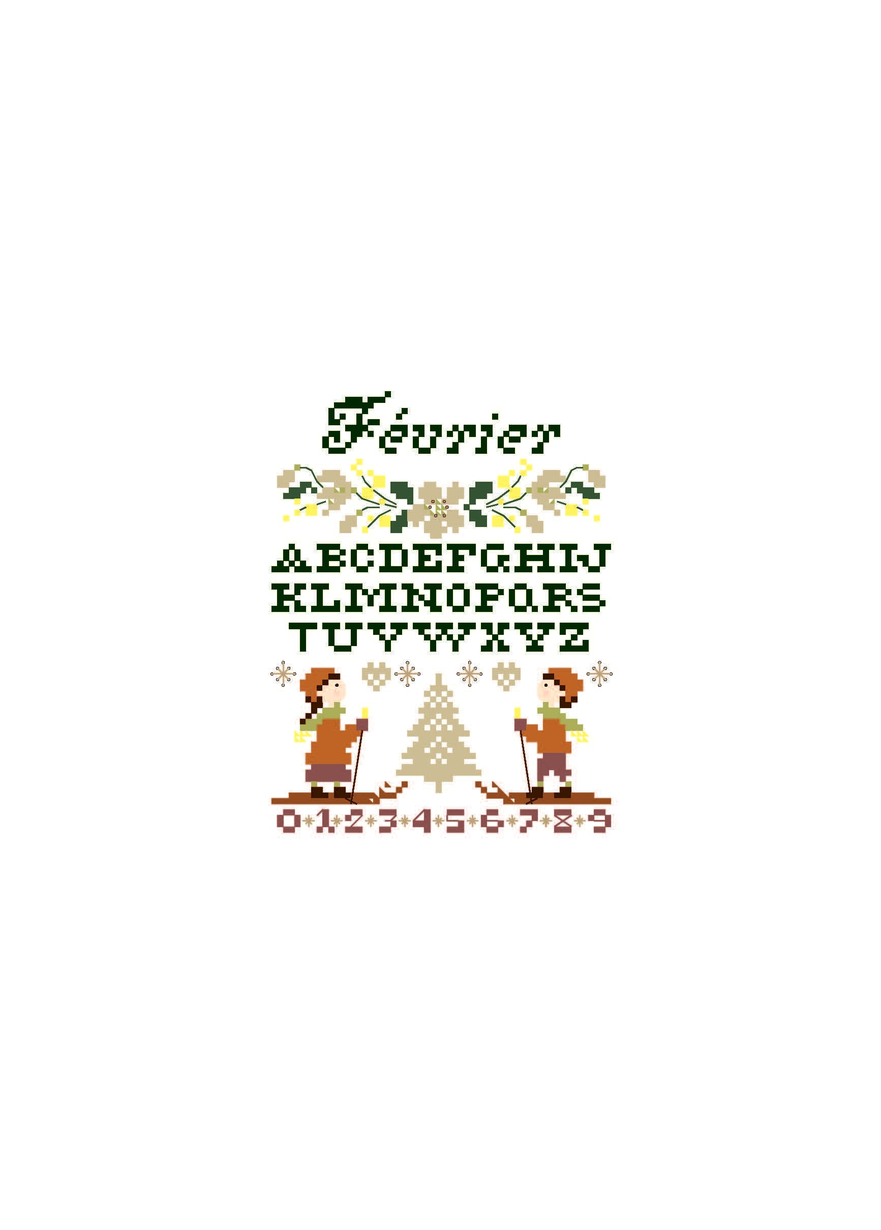 3 grilles : Samplers d’hiver