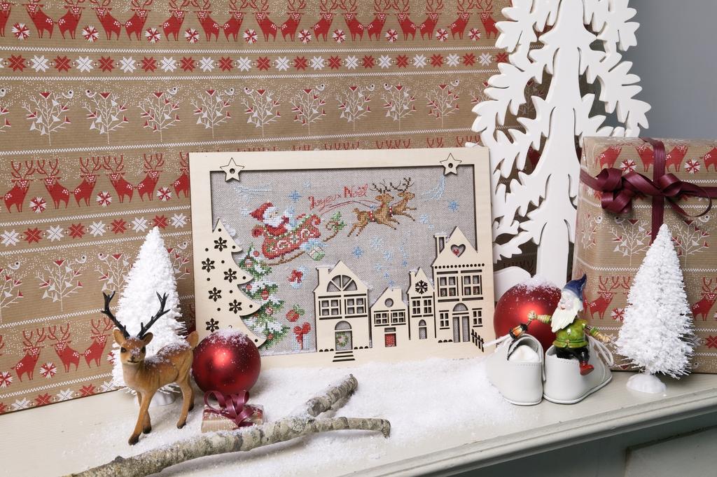 Création Point de Croix N°73 : plus de 15 grilles de point de croix inédites sur le thème de Noël et de l'hiver. Novembre/Décembre 2018.