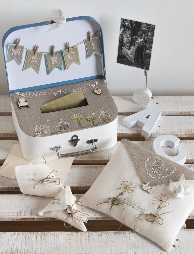 Création Point de Croix N°76 : grilles de point de croix sur le thème du printemps, du jardin et du mariage. Mai/Juin 2019.