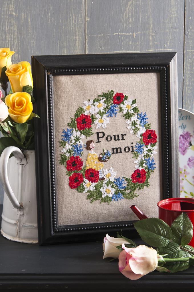 Création Point de Croix N°76 : grilles de point de croix sur le thème du printemps, du jardin et du mariage. Mai/Juin 2019.