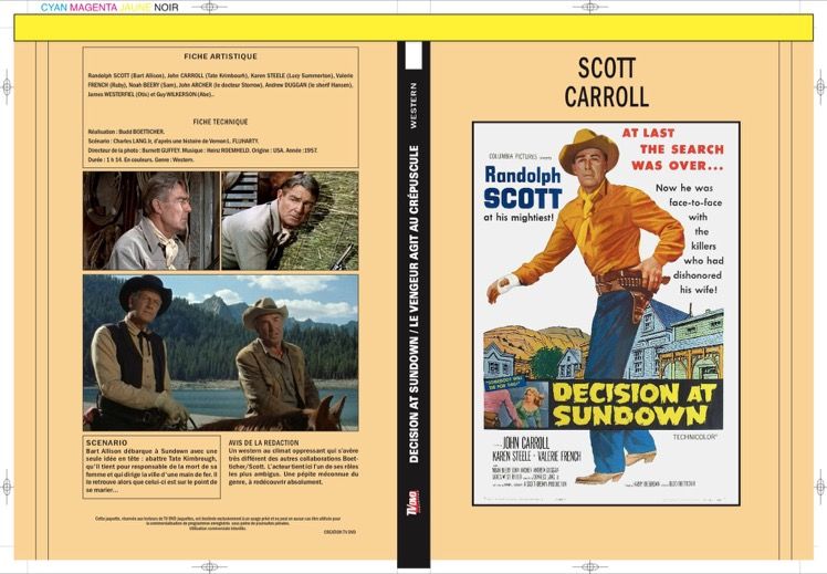 DECISION AT SUNDOWN - LE VENGEUR AGIT AU CREPUSCULE