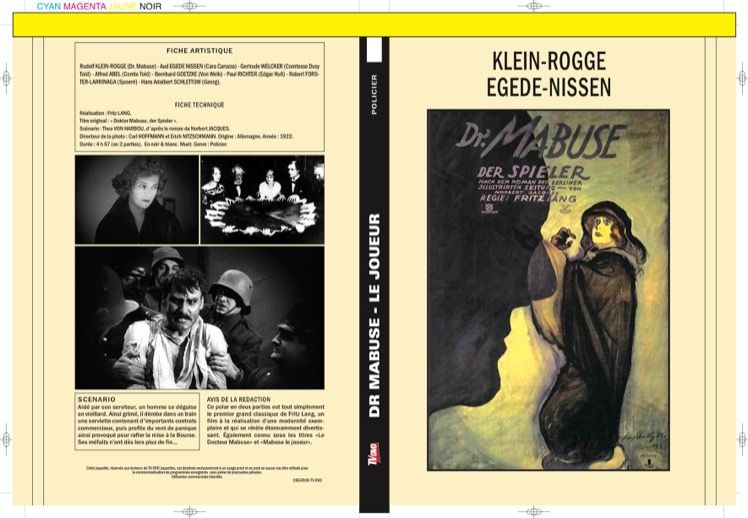 DR MABUSE - LE JOUEUR