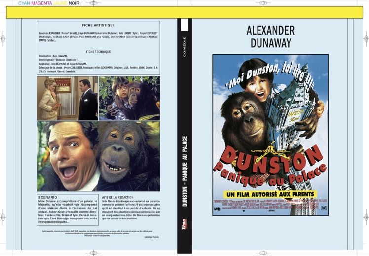 DUNSTON PANIQUE AU PALACE