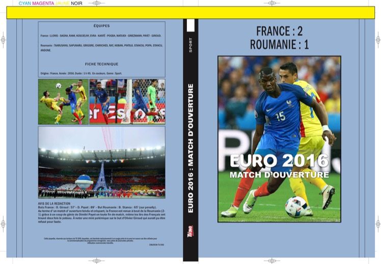 EURO 2016 - MATCH D'OUVERTURE