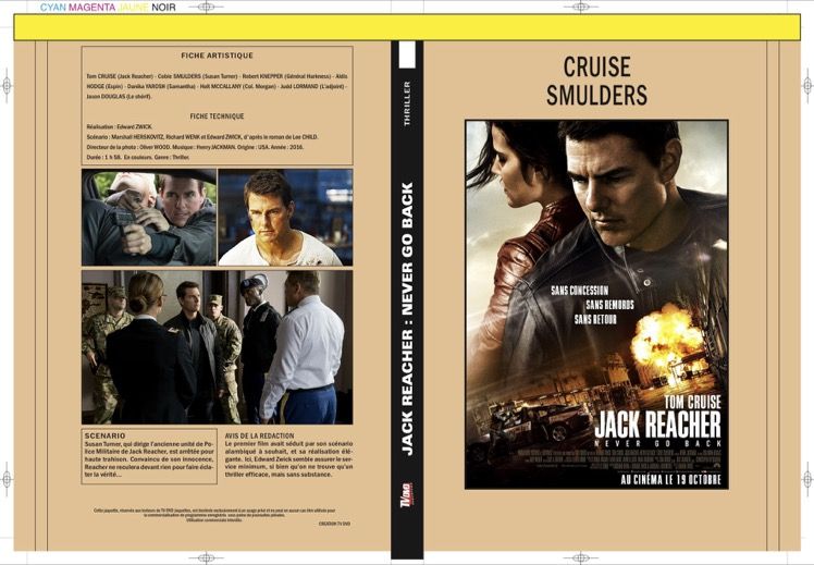 JACK REACHER - NEVER GO BACK