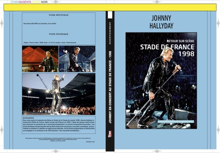 JOHNNY AU STADE DE FRANCE 1998