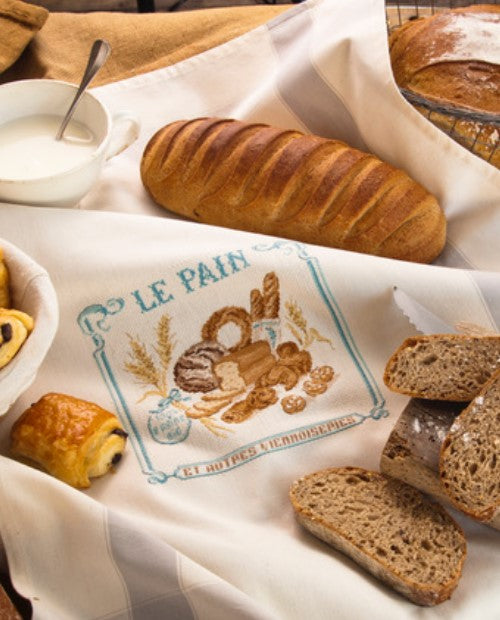 Torchon gris le pain