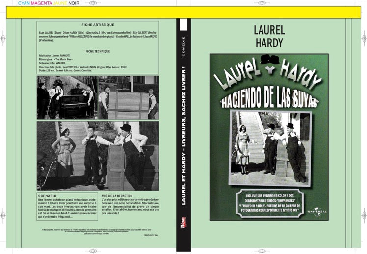 LAUREL ET HARDY - LIVREURS, SACHEZ LIVRER