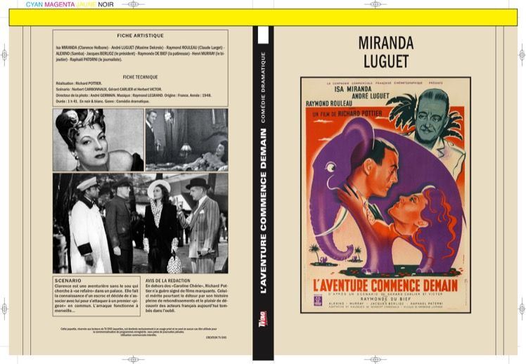 L'AVENTURE COMMENCE DEMAIN