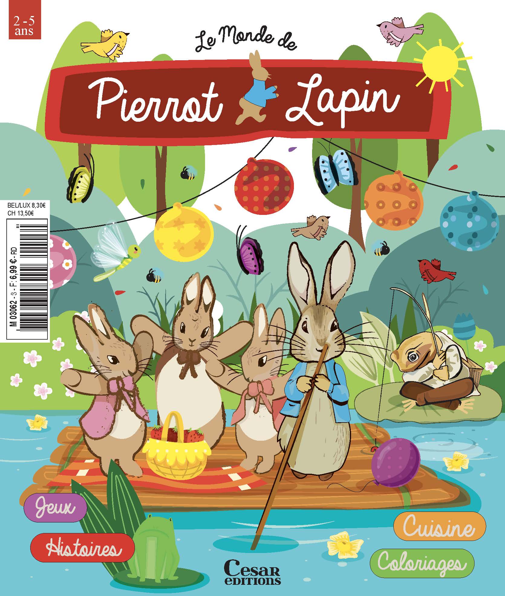 Le Monde de Pierrot-Lapin N°3 : aventures hivernales, solidarité, jeux et activités nature pour apprendre à prendre soin des animaux. 6,99 €.