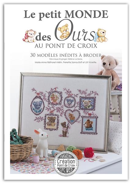 Mook point de croix : motifs ours en peluche pour enfants — Teddy Bear, ours polaire, petit ours brun — par Enginger, Samoüïloff, Lilli Violette et Réthoret.