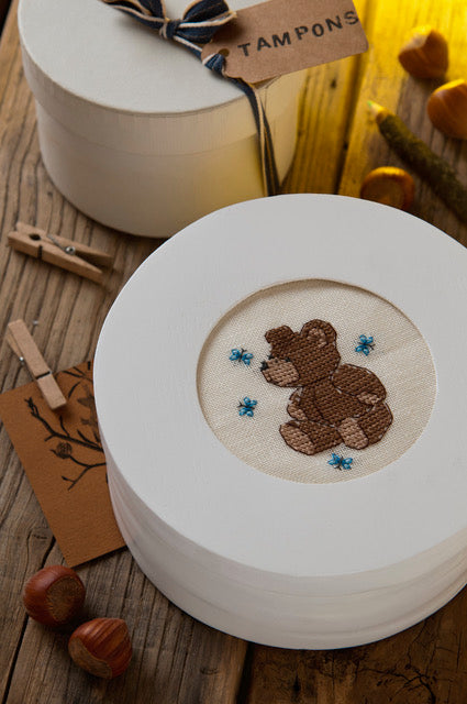 Mook point de croix : motifs ours en peluche pour enfants — Teddy Bear, ours polaire, petit ours brun — par Enginger, Samoüïloff, Lilli Violette et Réthoret.