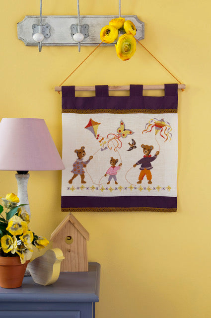 Mook point de croix : motifs ours en peluche pour enfants — Teddy Bear, ours polaire, petit ours brun — par Enginger, Samoüïloff, Lilli Violette et Réthoret.