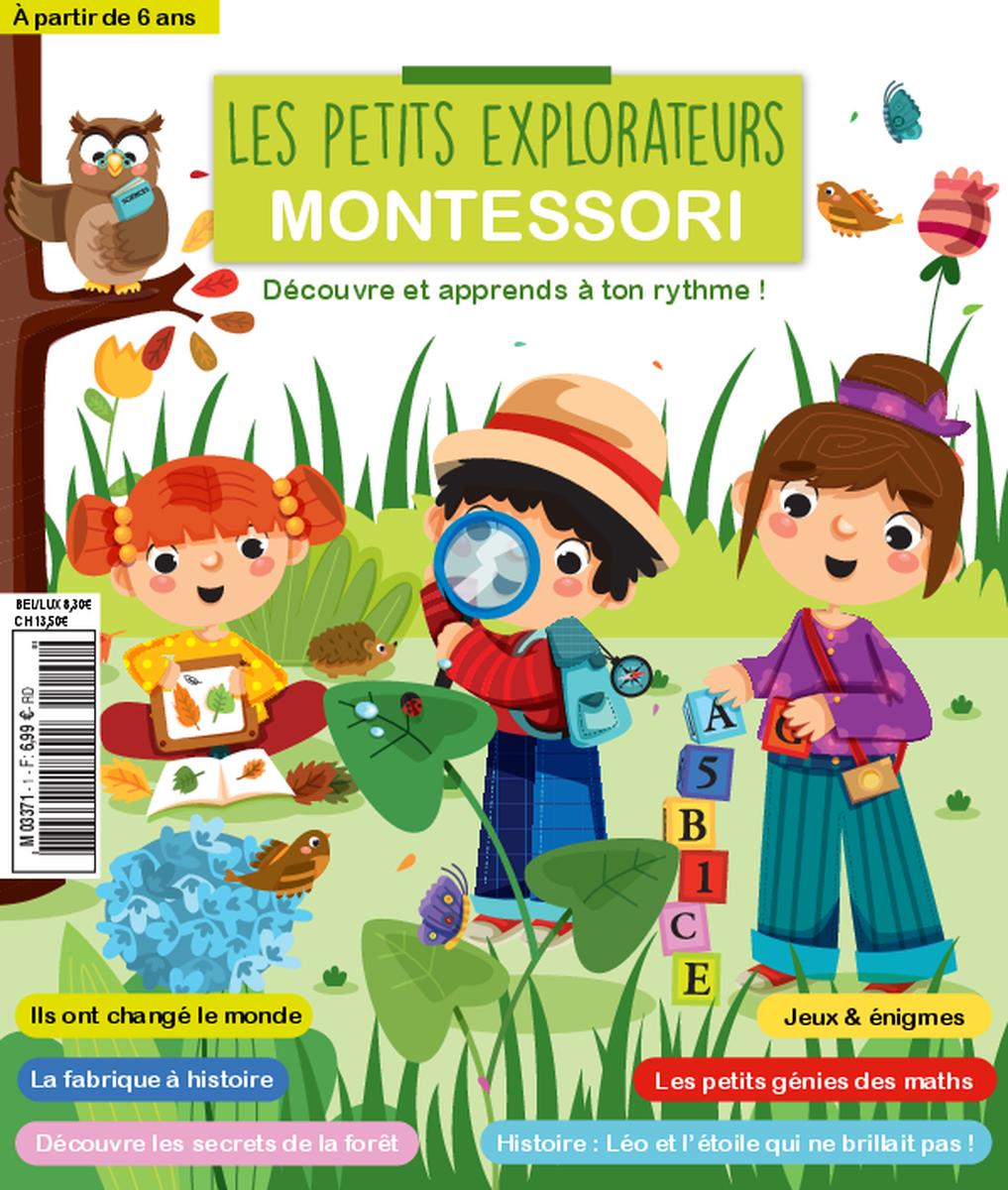 Les petits explorateurs Montessori N°1 : activités pratiques, jeux éducatifs et expériences sensorielles pour éveiller la curiosité et l’autonomie des enfants. 6,99 €.