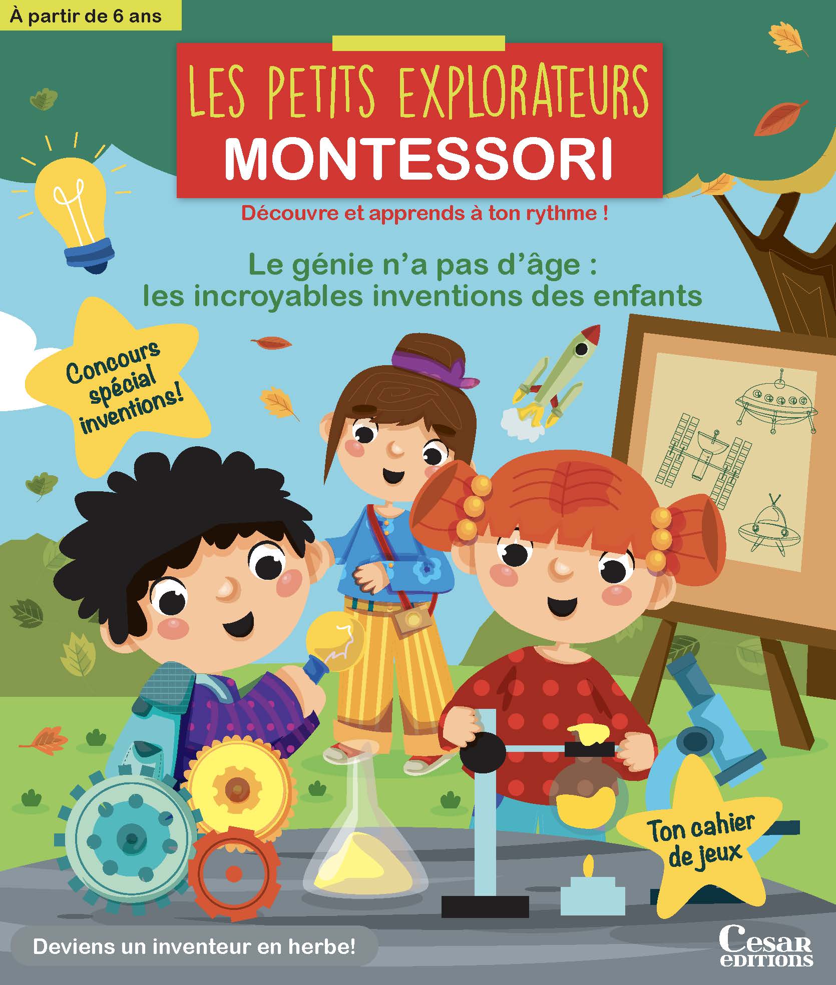 Les petits explorateurs Montessori N°3 : inventions, jeux de logique et concours créatif pour éveiller la curiosité et l’esprit des enfants. 6,99 €.