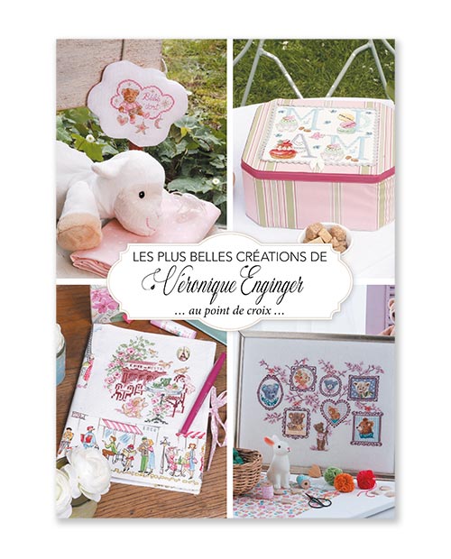 Mook point de croix : plus de 25 grilles inédites de Véronique Enginger — tableaux raffinés et saynètes pleines de charme pour petits et grands.