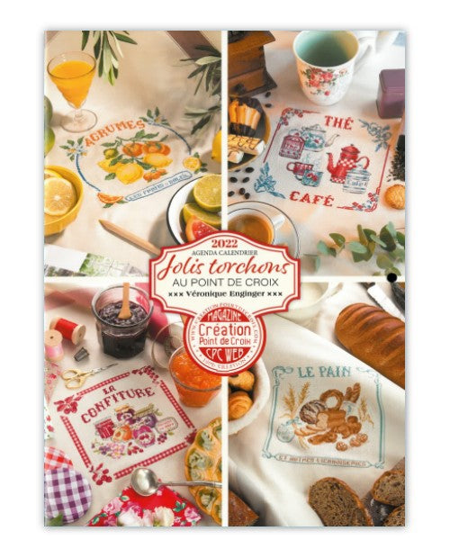 Torchon fuchsia “La confiserie”
