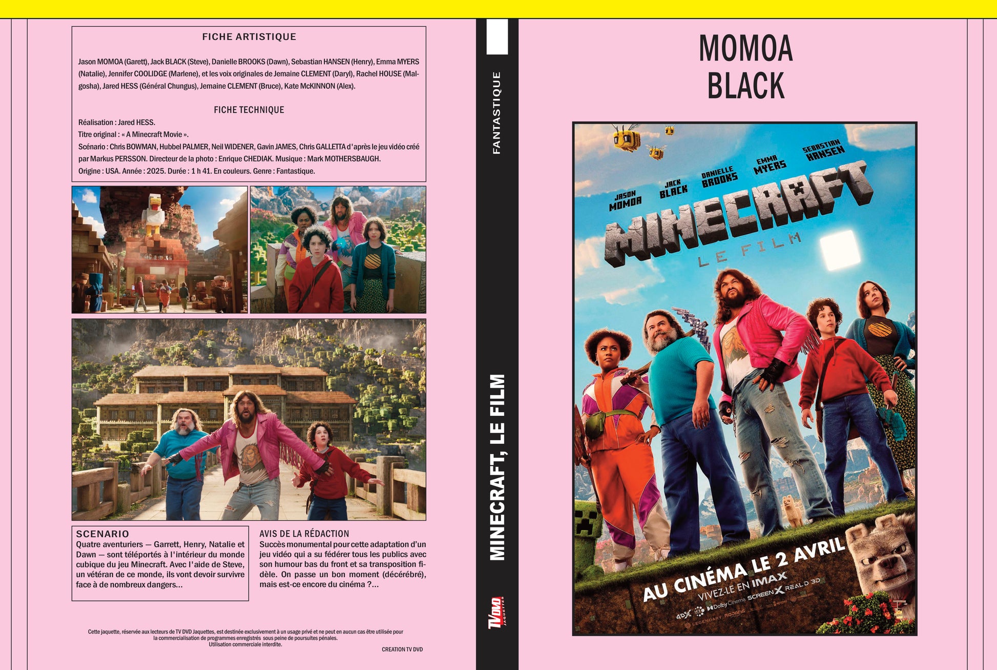 Minecraft, le film