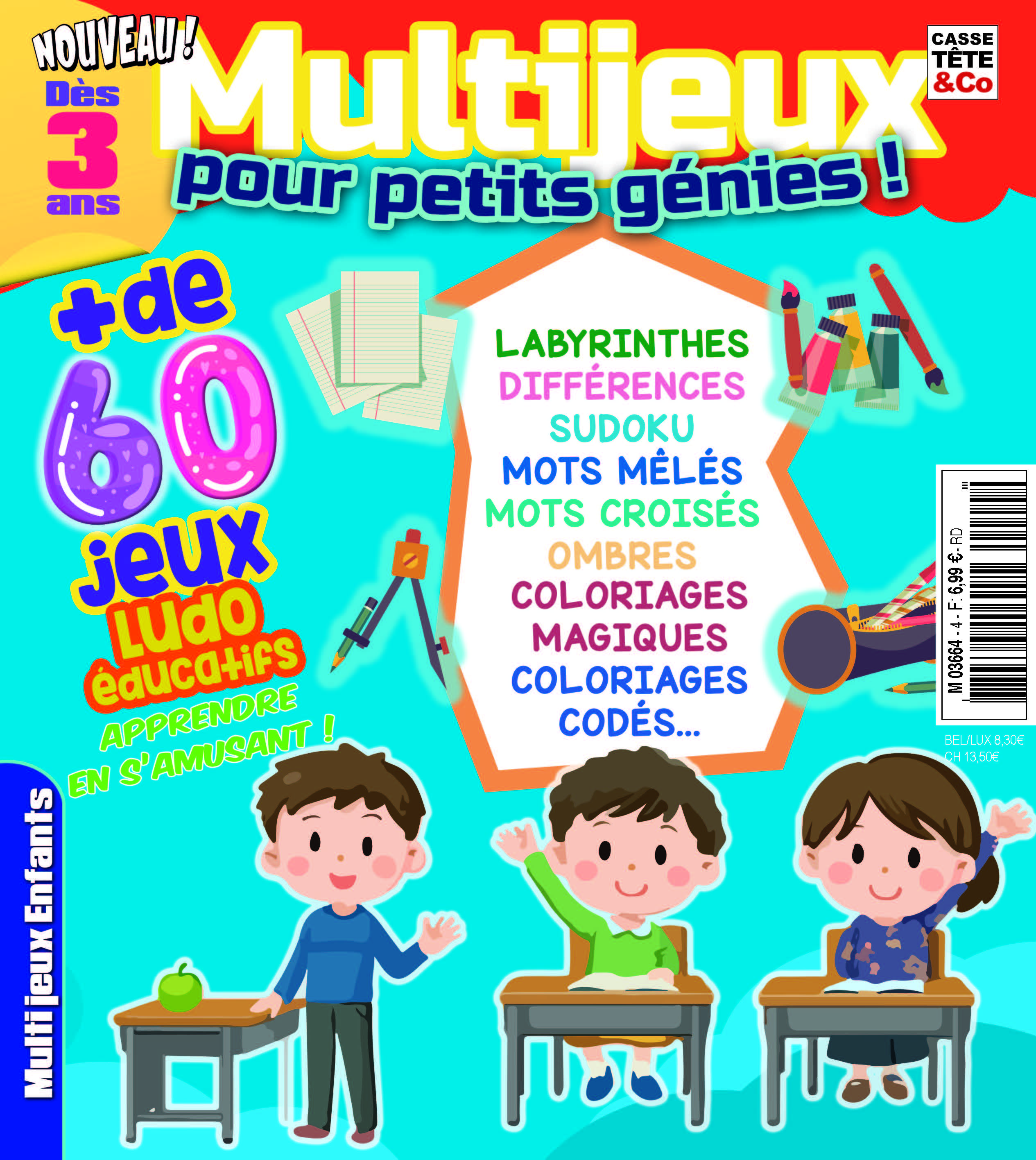 Casse-Tête & Co : Multi-jeux pour les petits génies – César Editions