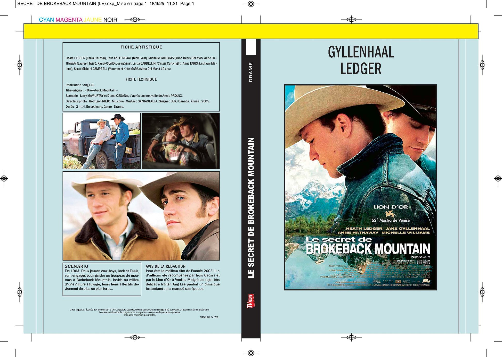 LE SECRET DE BROKEBACK MOUNTAIN