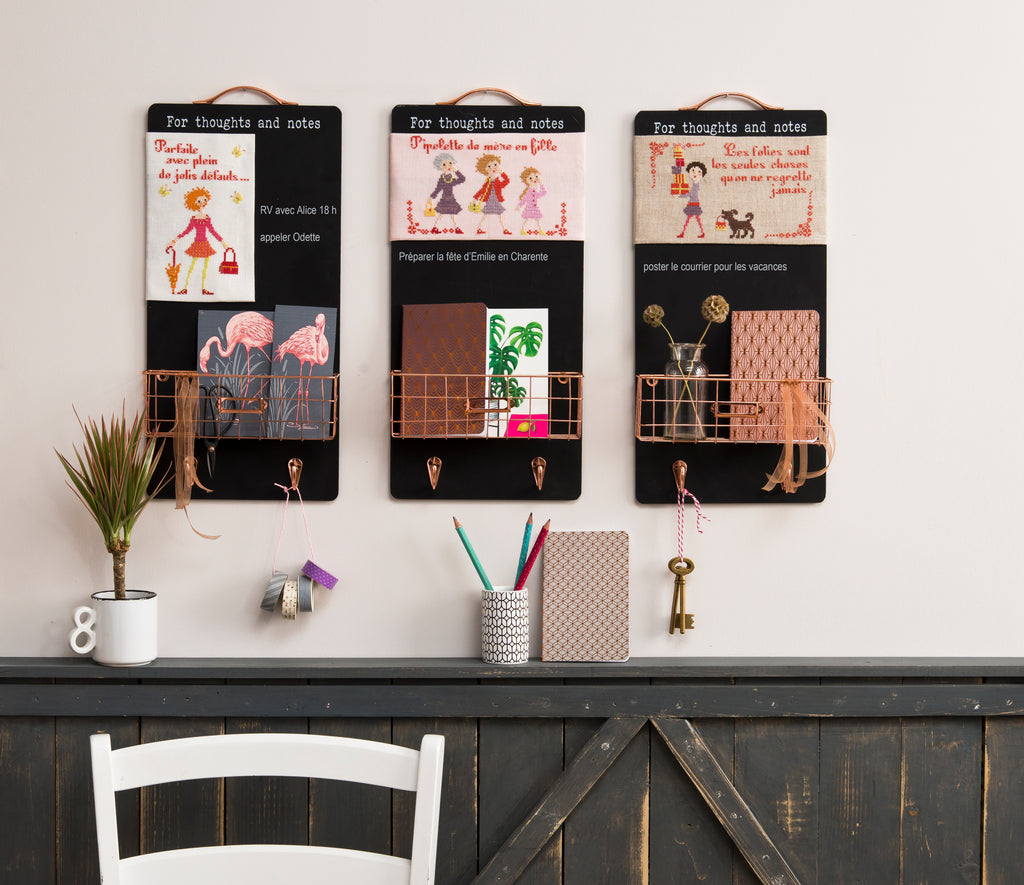 Mook point de croix : 33 messages à broder drôles et optimistes — pensées positives, messages gourmands et graphiques pour personnaliser votre intérieur.