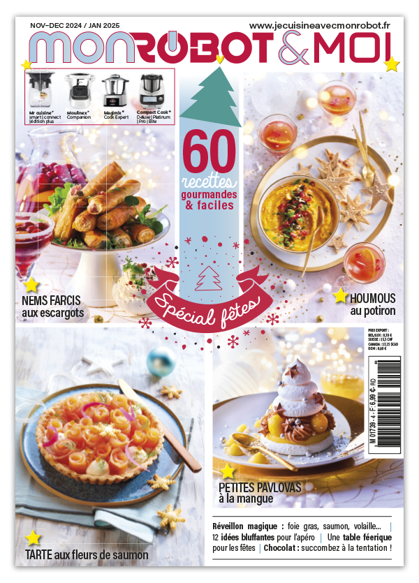 Mon Robot & Moi Best of N°4 : 60 recettes festives pour Companion, Cook Expert, Monsieur Cuisine et Compact Cook. De l'apéro au dessert pour les fêtes.