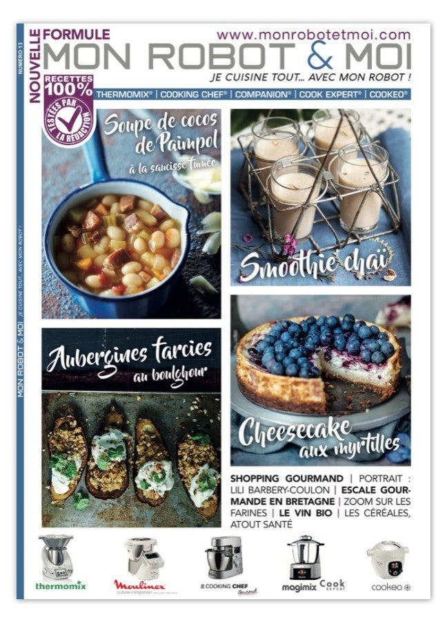 40 recettes de rentrée pour robot culinaire : cuisine bretonne, céréales, myrtilles, cakes et financiers. Thermomix, Companion, Cook Expert, Cookeo.
