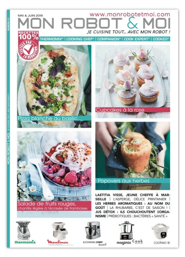 40 recettes de printemps pour robot culinaire : asperges, petits pois, rhubarbe, taboulés et smoothies détox. Thermomix, Companion, Cook Expert, Cookeo.