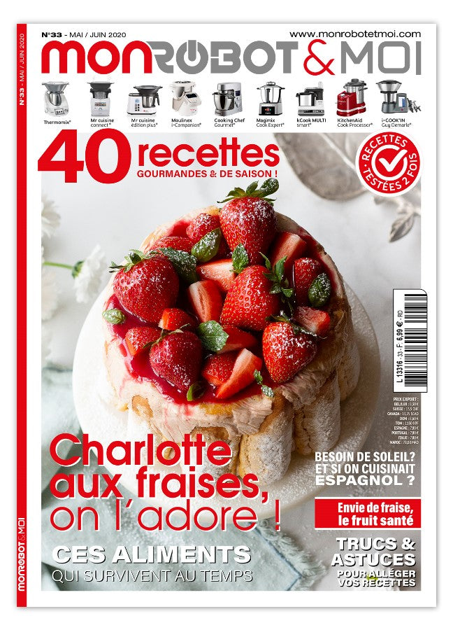 40 recettes pour robot culinaire : cuisine espagnole, légumes verts, poulet, cerises et desserts réconfortants. Thermomix, Companion, Monsieur Cuisine et plus.