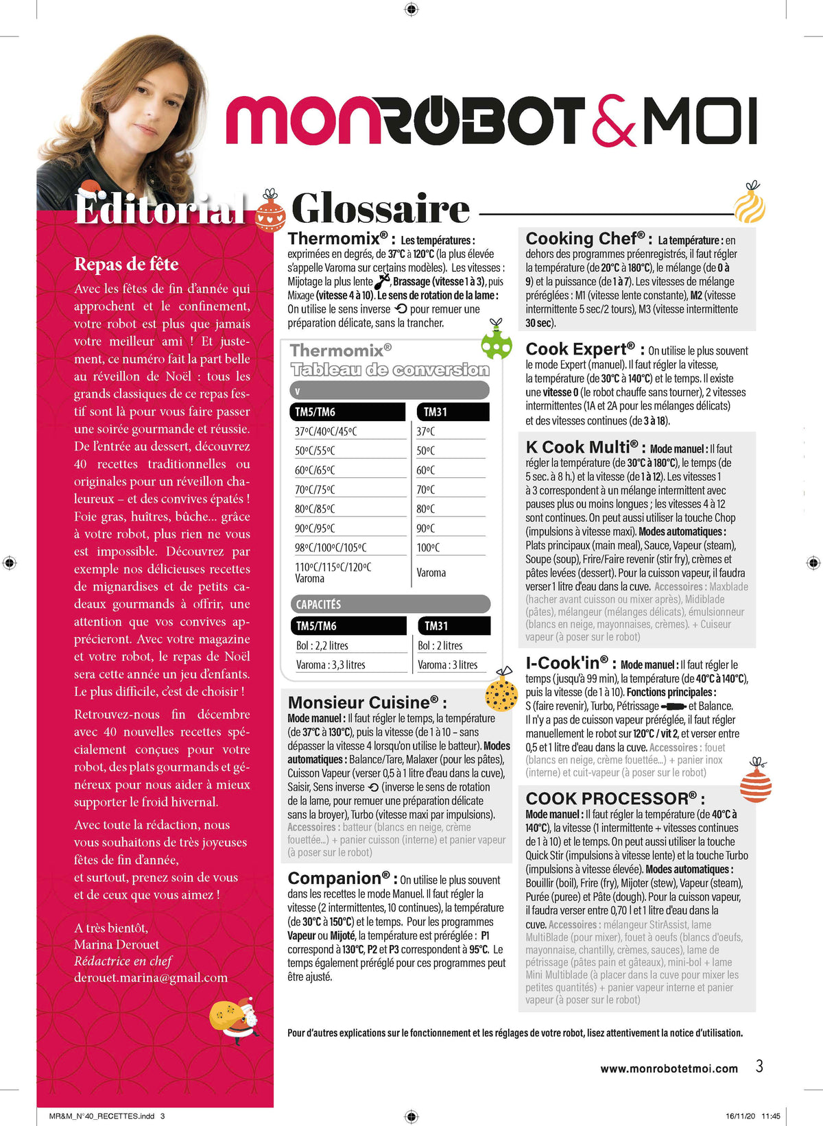 40 recettes de Noël pour votre robot culinaire : foie gras, huîtres, bûche et mignardises. Thermomix, Companion, Monsieur Cuisine et plus.